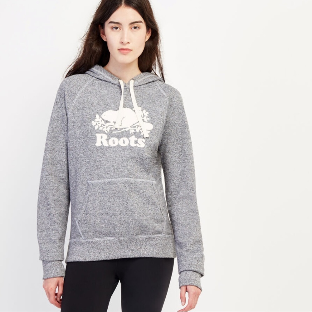 ROOTS Original Kanga Hoodie - Salt and Pepper